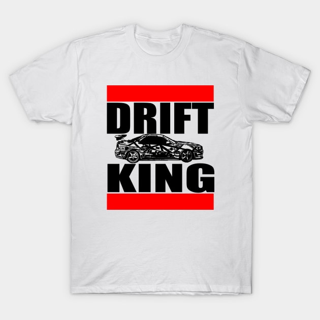 R34 The King of Drift T-Shirt by RodeoEmpire